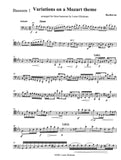 Glickman, Loren % Variations on a Theme by Mozart (Beethoven) (Score & Parts)-3BSN