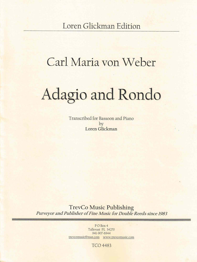 Weber, Carl Maria von % Adagio & Rondo (Glickman) - BSN/PN