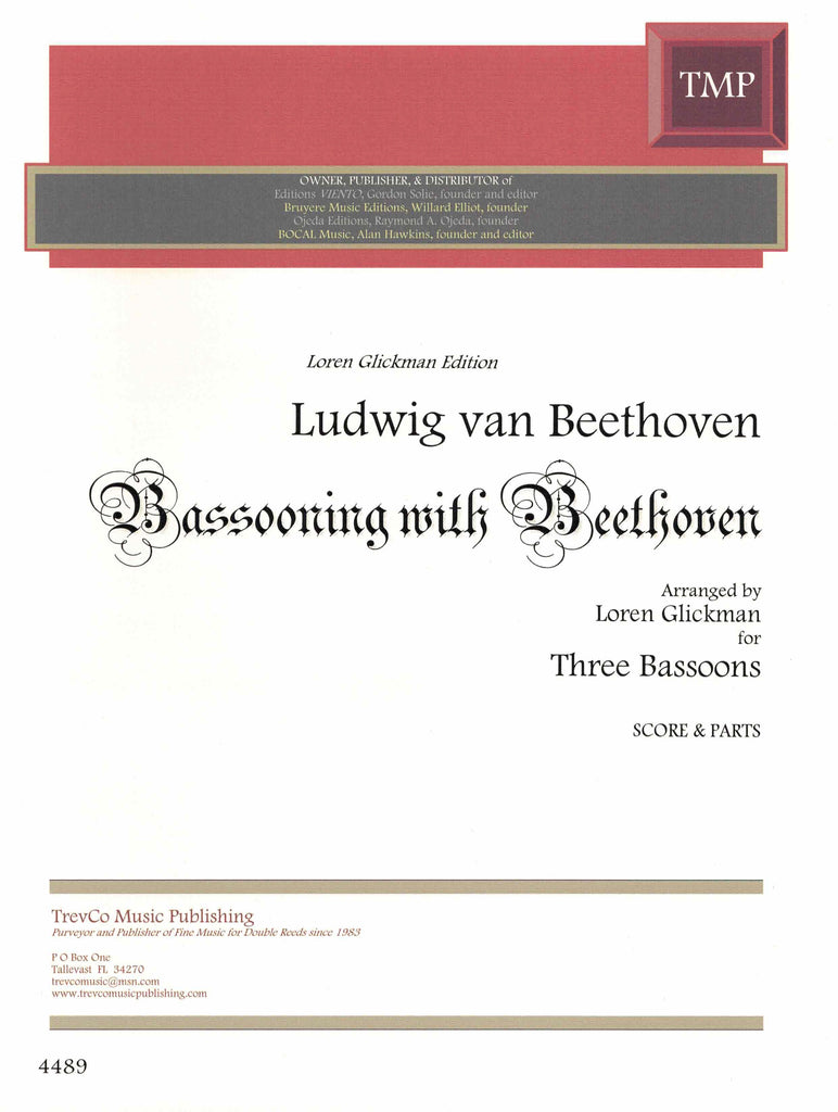 Glickman, Loren % Bassooning with Beethoven (Score & Parts)-3BSN