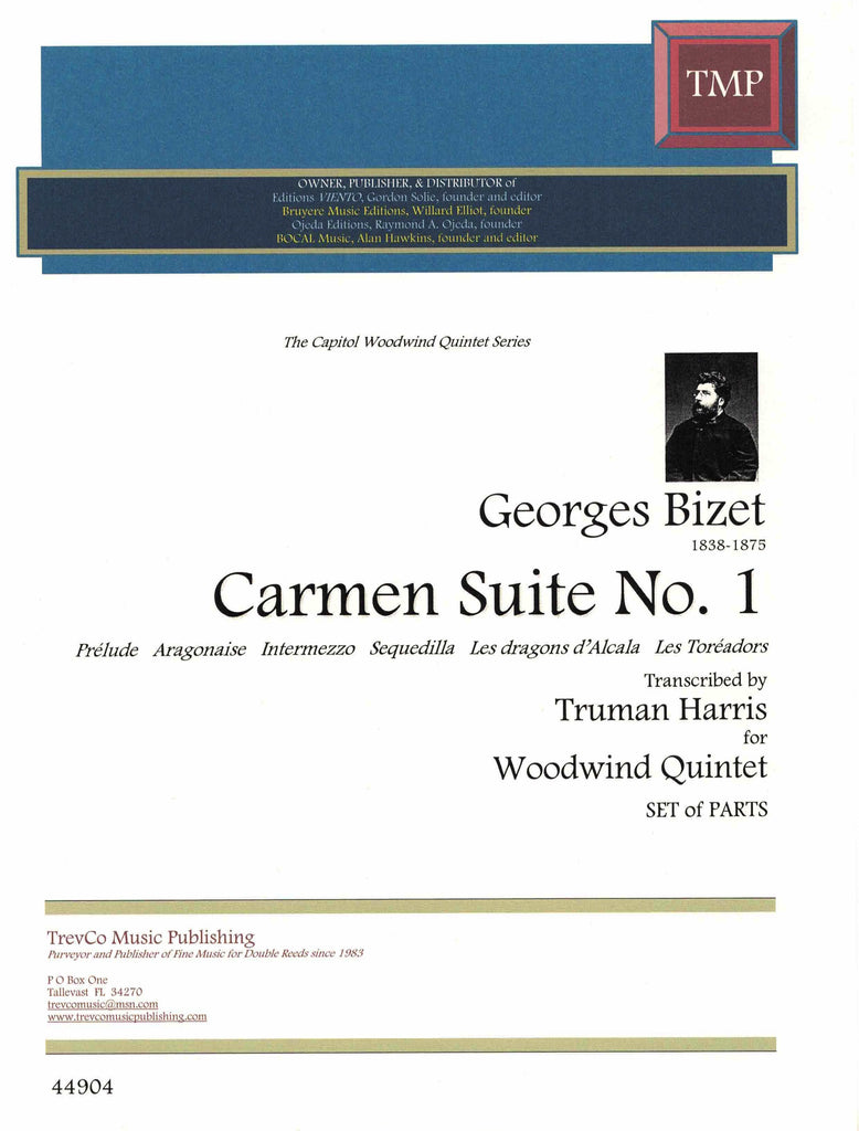 Carmen Suite #1 (parts only) - WW5 - Trevco Music Carmen Suite #1 (parts only) - WW5 - Trevco Music