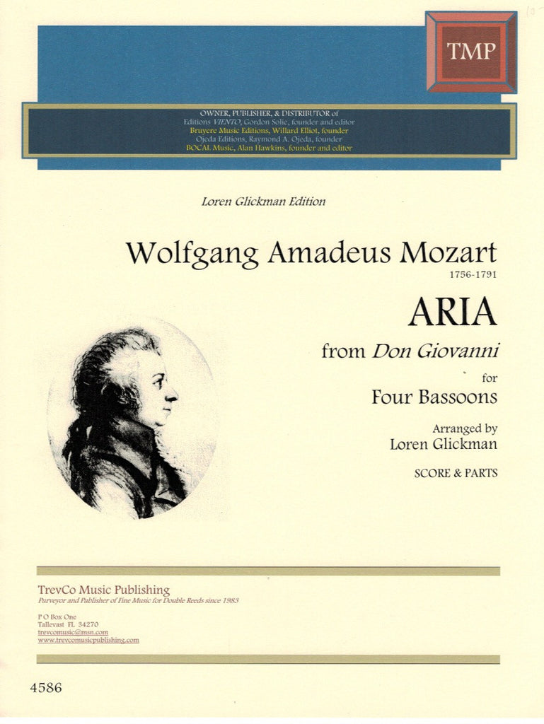 Aria from "Don Giovanni" (Glickman) (score Trevco Music