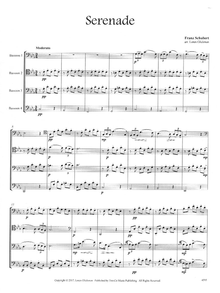 Serenade (Schubert) (score & parts) - 4BSN - Trevco Music Serenade (Schubert) (score & parts) - 4BSN - Trevco Music