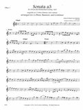 Bertoli, Giovanni % Sonata a3, #108 - 2OB/BSN/Basso Continuo