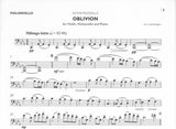 Piazzolla, Astor % Oblivion - VLN/CEL/PN or OB/BSN/PN