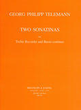 Telemann, Georg Philipp % Two "New" Sonatinas - OB/PN (Basso Continuo)