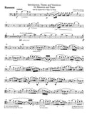 Rossini, Gioachino % Introduction, Theme & Variations (Zukerman)-BSN/PN