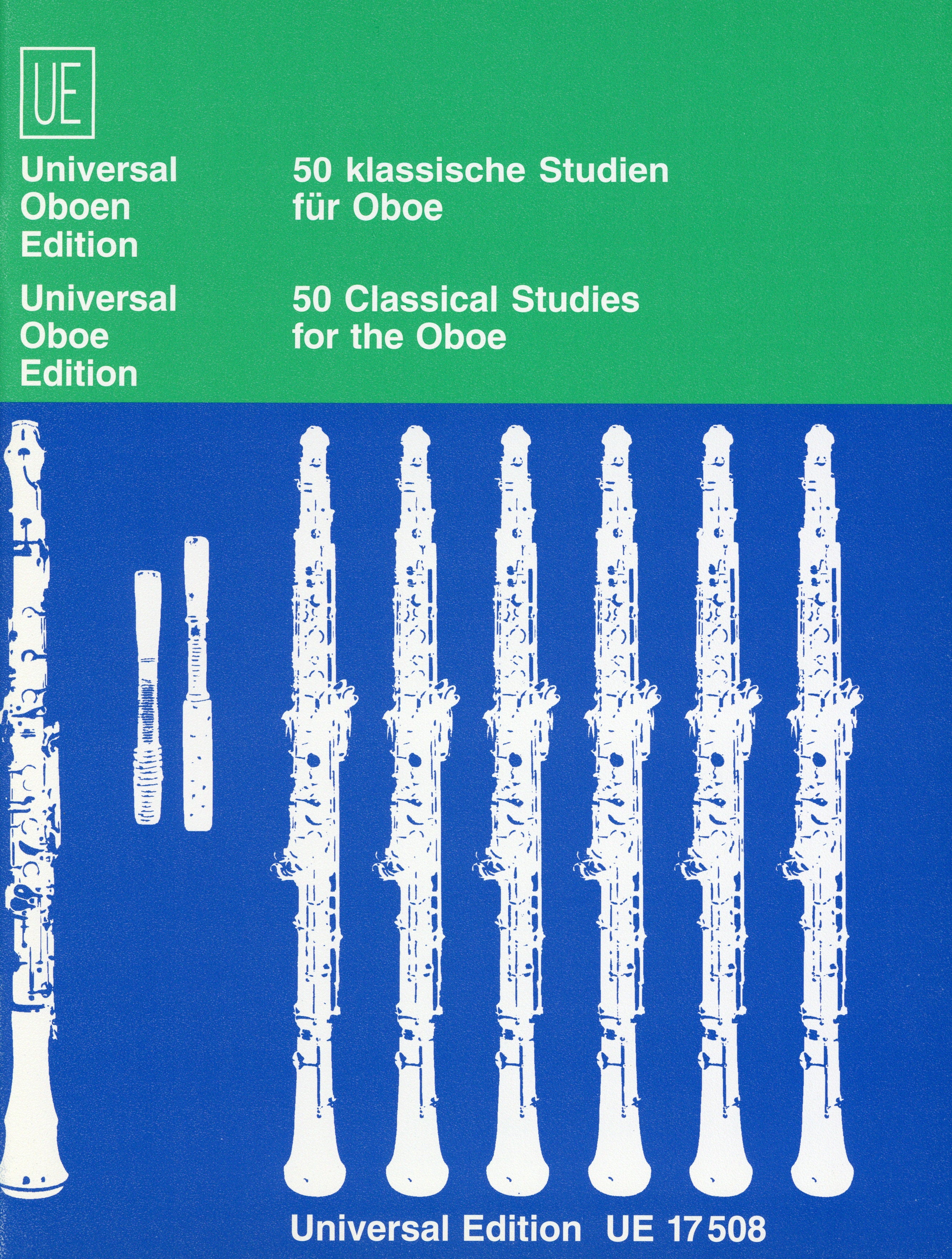 BACH-STUDIEN für Oboe  1＆2 BREITKOPF Bach, Johann Sebastian: Bach-Studien Band 2 für Oboe