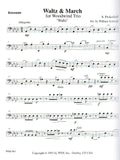 Prokofieff, Sergei % Waltz & March (score & parts) - FL/CL/BSN or OB/CL/BSN