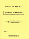 Prokofieff, Sergei % Waltz & March (score & parts) - FL/CL/BSN or OB/CL/BSN