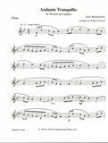 Mendelssohn, Felix % Andante Tranquillo (Score & Parts)-WW5