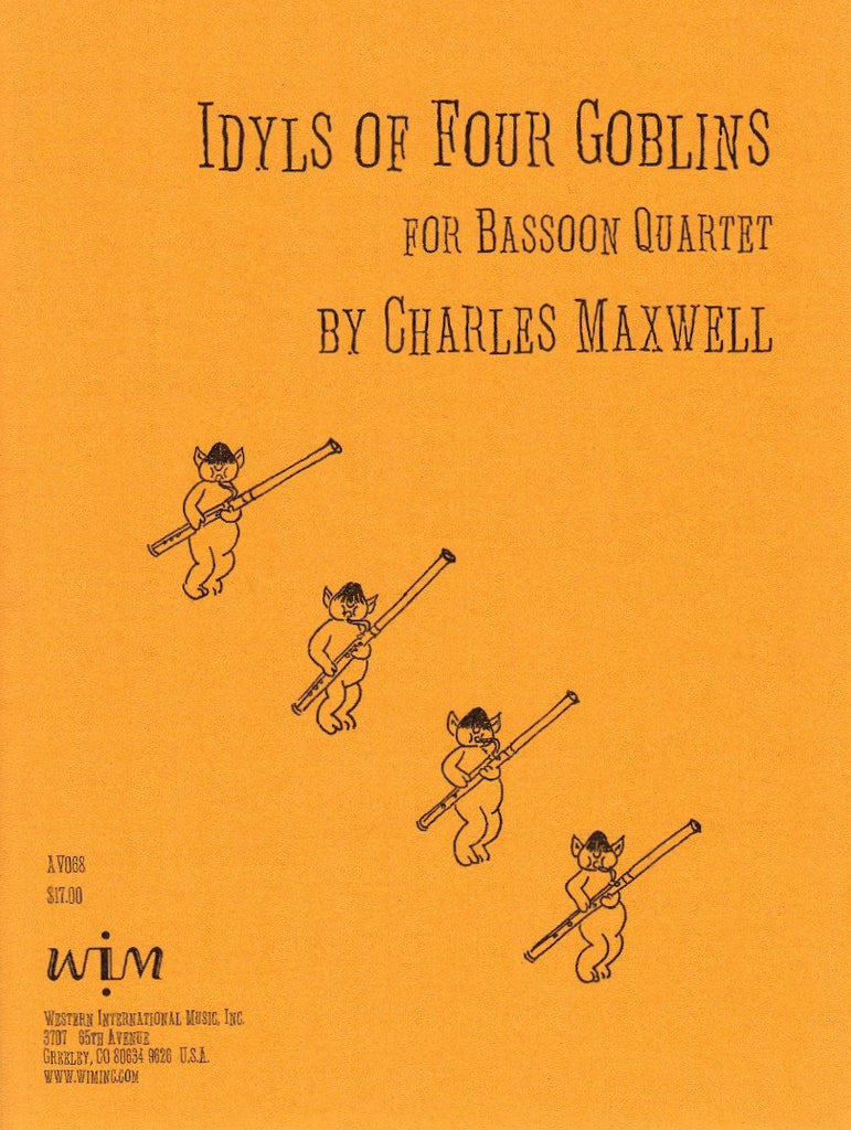 Maxwell, Charles % Idyls of Four Goblins (score & parts) - 4BSN