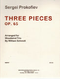Prokofieff, Sergei % Three Pieces, op. 65 (score & parts) - CL/HN/BSN