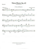 Prokofieff, Sergei % Three Pieces, op. 65 (score & parts) - CL/HN/BSN