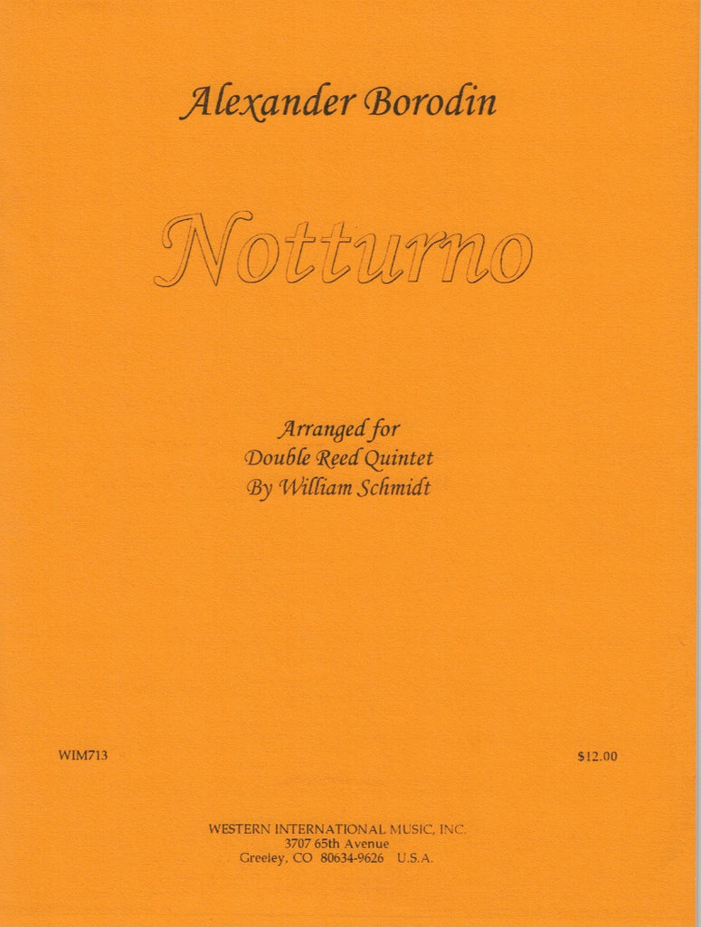 Borodin, Alexander % Notturno (score & parts)-OB/EH/3BSN