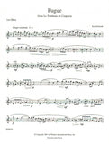 Ravel, Maurice % Fugue from "Le Tombeau de Couperin" (score & parts) - 2OB/EH