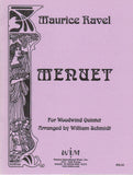 Ravel, Maurice % Menuet (Score & Parts)-WW5