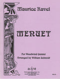 Ravel, Maurice % Menuet (score & parts) - WW5