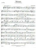 Ravel, Maurice % Menuet (score & parts) - 2OB/EH/2BSN