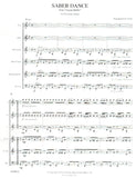 Khachaturian, Aram % Sabre Dance (score & parts) - FL/OB/CL/BCL/TSX/BSN