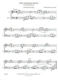 Miaskovsky, Nikolai % Five Russian Duets (score & parts) - FL/BSN