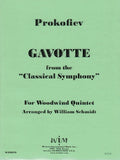 Prokofieff, Sergei % Gavotte from "Classical Symphony" (Score & Parts)-WW5