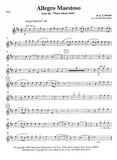 Handel, Georg Friedrich % Allegro Maestoso from "Water Music Suite" (Score & Parts)-WW5