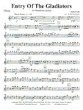 Fucik, Julius % Entry of the Gladiators (score & parts) - WW4
