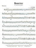 Handel, Georg Friedrich % Bouree & Hornpipe from "Water Music Suite" (score & parts) - WW4
