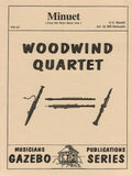 Handel, Georg Friedrich % Minuet from "Water Music Suite" (Score & Parts)-WW4