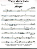 Handel, Georg Friedrich % Water Music Suite (complete) (score & parts) - WW4