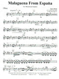 Albeniz, Isaac % Malaguena & Serenata from "Espana" (score & parts) - WW4
