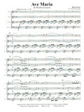 Bach, J.S. % Ave Maria (score & parts)-WW4- see More Information