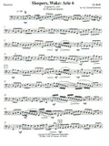 Bach, J.S. % Sleepers Awake: Arie 6 (Score & Parts)-WW4