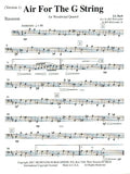 Bach, J.S. % Air for the G String (Score & Parts)-WW4