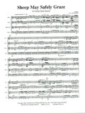 Bach, J.S. % Sheep May Safely Graze (Score & Parts)-2OB/EH/BSN