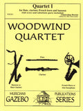 Rossini, Gioachino % Quartet #1 (Score & Parts)-FL/CL/BSN/HN