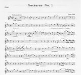 Field, John % Nocturne #1 (score & parts) - FL/OB/BSN/GUITAR