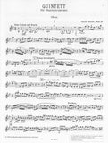 Blumer, Theodor % Quintet, op. 52 (parts only) - WW5