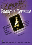 Devienne, François % Six Sonatas, V1 (F,C,Bb) - BSN/PN (Basso Continuo)
