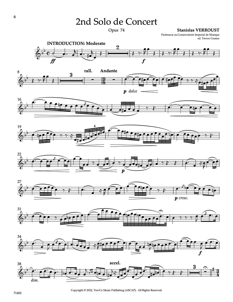 12 Solos de Concert: Complete solo oboe parts - - Trevco Music