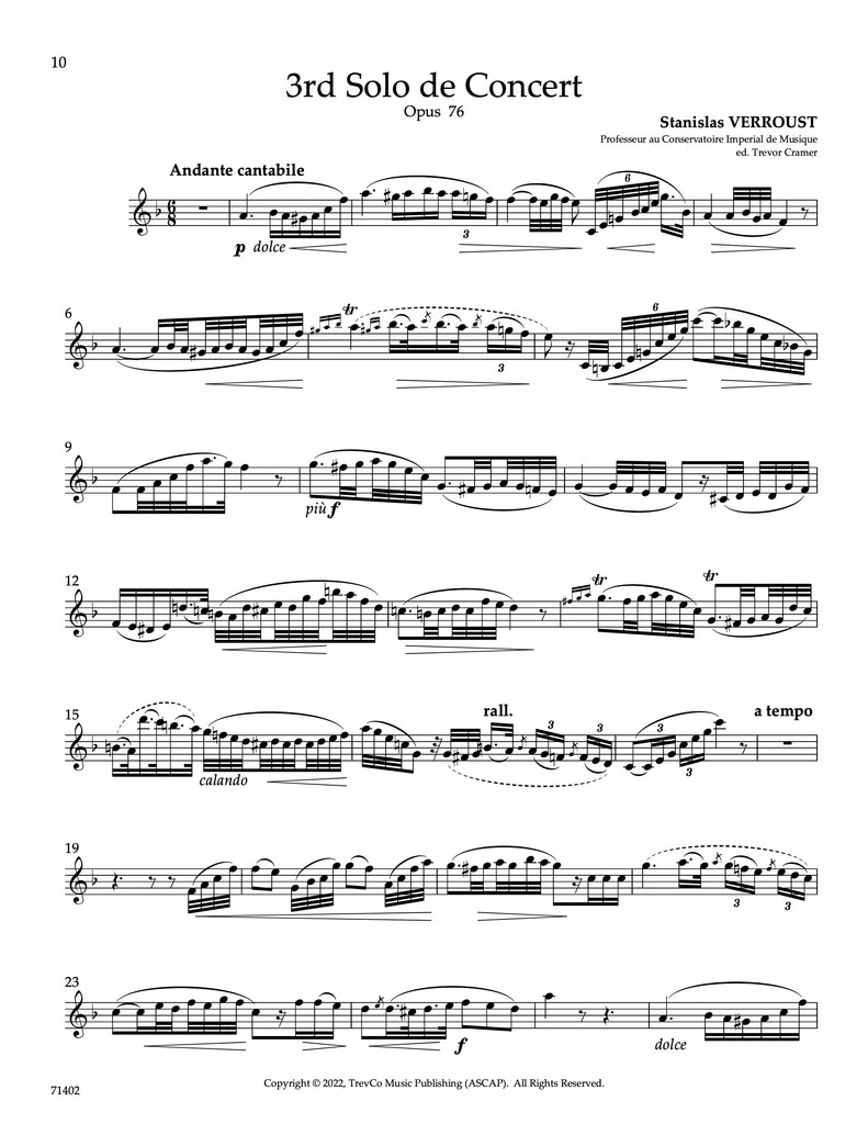 12 Solos de Concert: Complete solo oboe parts - - Trevco Music