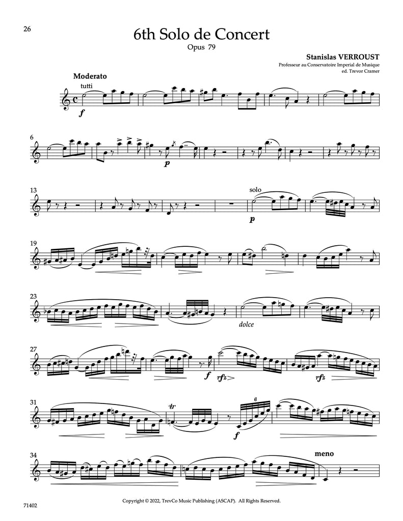 12 Solos de Concert: Complete solo oboe parts - - Trevco Music