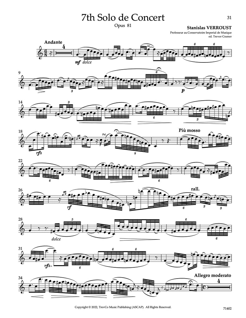 12 Solos de Concert: Complete solo oboe parts - - Trevco Music