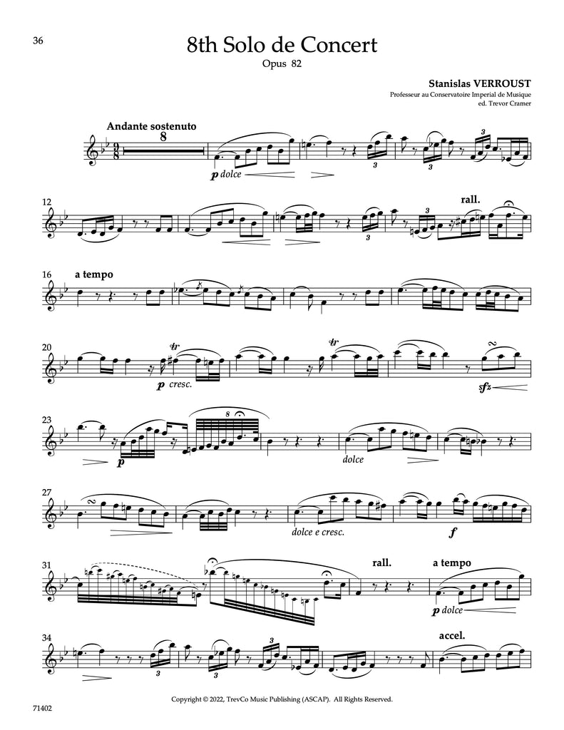 12 Solos de Concert: Complete solo oboe parts - - Trevco Music