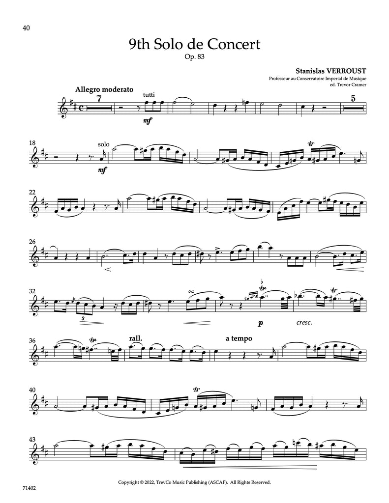12 Solos de Concert: Complete solo oboe parts - - Trevco Music