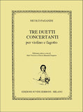 Paganini, Niccolo % Tre Duetti Concertanti (score & parts) - VLN/BSN