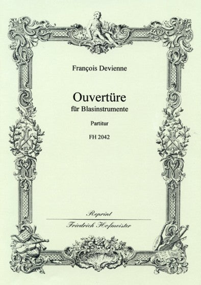 Devienne, François % Overture in F Major (Score Only)-2PICC/2CL/2OB/2HN/2BSN/CBSN/2TPT/TBN/TIMPANI
