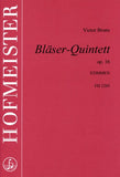 Bruns, Victor % Quintet Op 16 (parts only)-WW5