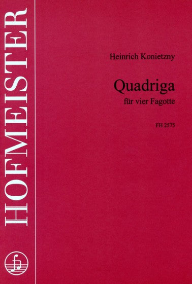 Konietzny, Heinrich % Quadriga 1971 (Score & Parts)-4BSN