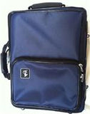 Bonna % Clarinet Triple Case, cordura, blue